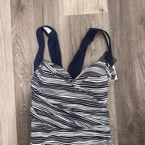 Christina Swimwear Striped One Piece Swimsuit - Picture 3 of 6